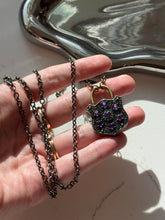 Load image into Gallery viewer, Amethyst Two-Tone Sterling Necklace
