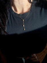 Load image into Gallery viewer, Vintage UnoAErre 18k Gold Ball Chain Lariat Necklace 18”
