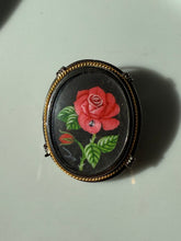 Load image into Gallery viewer, Vintage Rose 800 Silver Brooch
