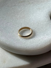 Load image into Gallery viewer, ‘Art Carved’ 14k Yellow Gold Solid Donut Band Size 3.25
