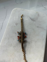 Load image into Gallery viewer, Vintage Gold Plated Fringe Bracelet
