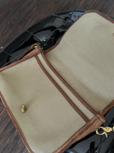 Load image into Gallery viewer, Vintage Coach Twill &amp; Leather Crossbody Purse
