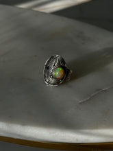 Load image into Gallery viewer, Vintage Opal Sterling Silver Ring Size 9.75
