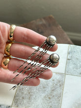 Load image into Gallery viewer, Vintage Sterling Silver Twisted Drop Earrings
