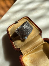 Load image into Gallery viewer, Israel Sterling Silver Brutalist Ring Size 6.25
