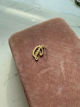 Load image into Gallery viewer, Vintage Cursive ‘D’ 14k Yellow Gold Charm
