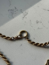 Load image into Gallery viewer, Vintage 1/20 12k Gold Filled Rope Chain 25”
