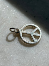 Load image into Gallery viewer, Peace Pendant Sterling Silver
