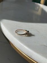 Load image into Gallery viewer, 14k Yellow Gold &amp; 18k White Gold Diamond Arrow Ring
