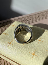 Load image into Gallery viewer, Judith Ripka Blue Sapphire Sterling Silver Ring Size 7
