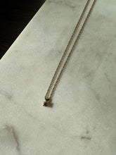Load image into Gallery viewer, Vintage 14k Gold Diamond Necklace 15.75”
