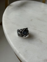 Load image into Gallery viewer, Vintage Sterling Opal Ring Size 8

