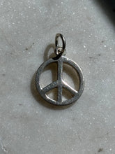 Load image into Gallery viewer, Peace Pendant Sterling Silver
