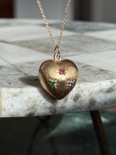 Load image into Gallery viewer, Vintage 1960s Solid 14k Gold Starburst Heart
