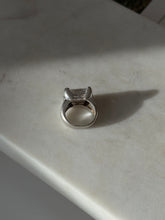 Load image into Gallery viewer, Chunky Quartz Sterling Silver Ring Size 6

