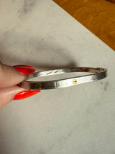 Load image into Gallery viewer, Two-Tone Sterling Silver &amp; Brass Mexico Bangle Bracelet
