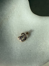 Load image into Gallery viewer, Vintage 14k Gold Script ‘D’ Pendant
