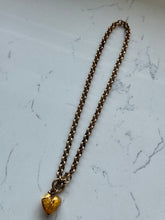 Load image into Gallery viewer, Gold Vermeil Toggle Clasp Necklace 18”
