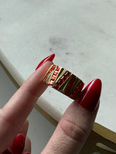 Load image into Gallery viewer, Canadian Orange Stone Gold Vermeil Ring Size 9.75
