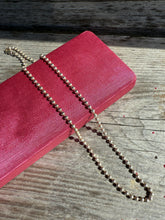 Load image into Gallery viewer, Vintage Sterling Silver Ball Chain Necklace 18”
