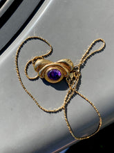 Load image into Gallery viewer, Purple Gold Vermeil Pendant
