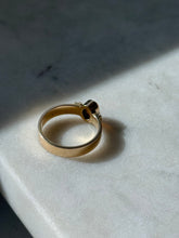 Load image into Gallery viewer, Vintage 14k Yellow Gold Mexican Fire Opal Ring Size 6.75
