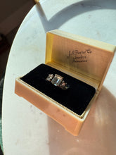 Load image into Gallery viewer, Paste Stone Sterling Silver Ring Size 5.75
