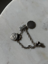 Load image into Gallery viewer, Midcentury Sterling Silver Charm Bracelet
