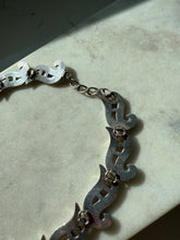 Load image into Gallery viewer, Vintage Mexican Sterling Silver Collar Necklace 15”
