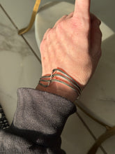 Load image into Gallery viewer, Vintage Solid Sterling Silver Cuff Bracelet
