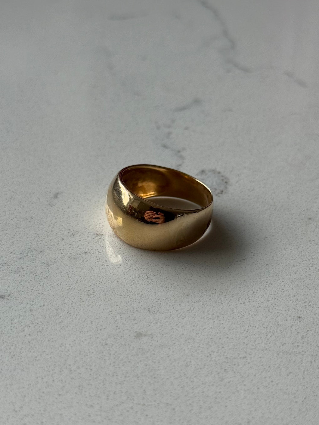 Italian Gold Vermeil Ring Size 10