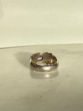 Load image into Gallery viewer, Amethyst Two-Tone Sterling Silver Ring Size 7.5
