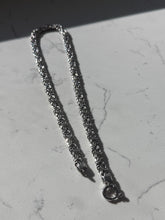 Load image into Gallery viewer, Chunky Sterling Silver Byzantine Chain w/ Sailor Clasp 18.5”
