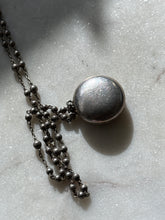 Load image into Gallery viewer, Antique Rosary Hinged Locket Necklace 18”
