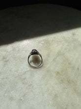 Load image into Gallery viewer, Antique Amethyst Marcasite Ring Size 7.25
