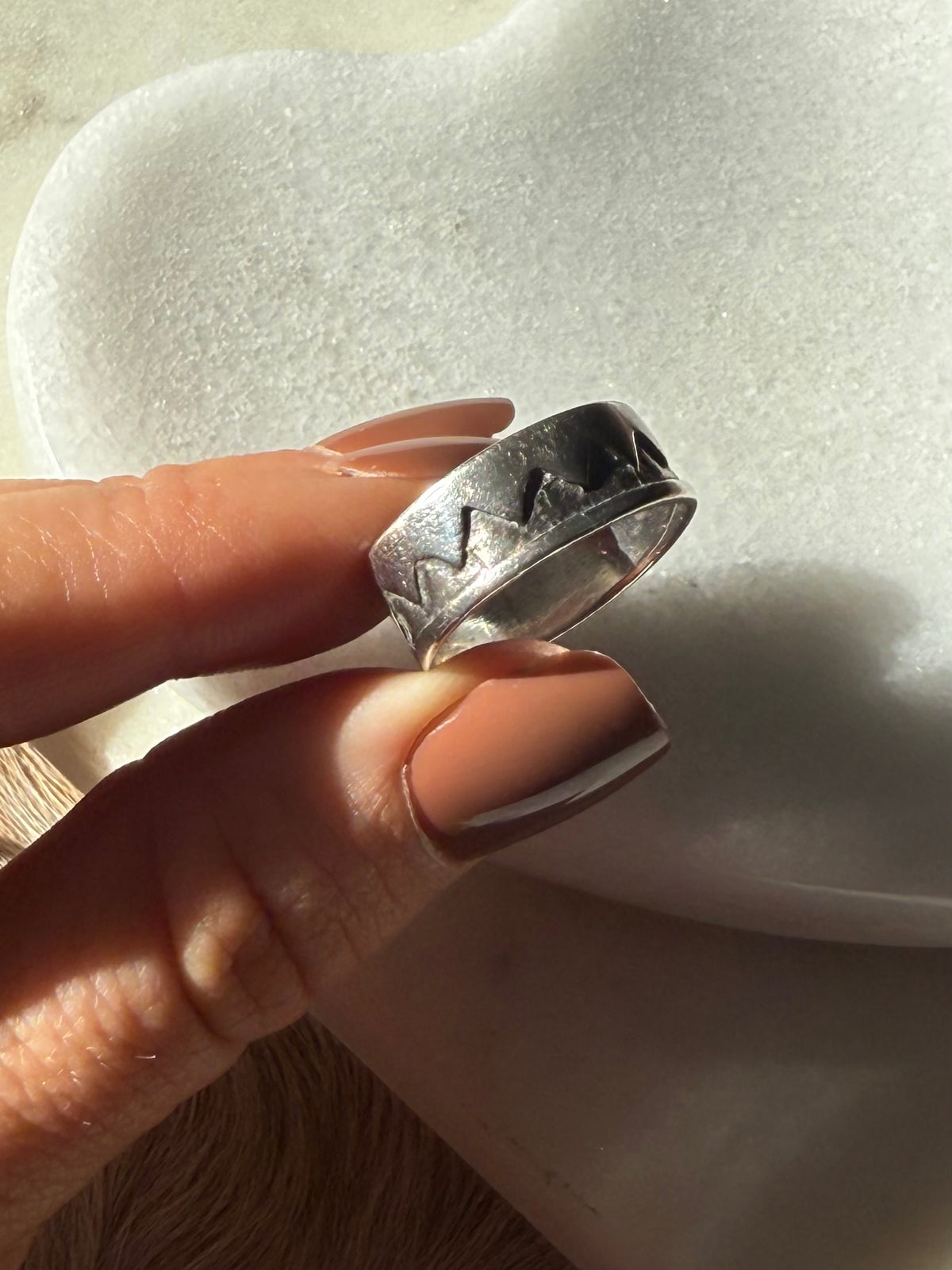 Vintage Solid Sterling Ring Size 8