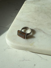 Load image into Gallery viewer, Vintage Agate Sterling Silver Ring Size 7

