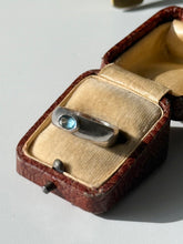Load image into Gallery viewer, Vintage Blue Topaz Sterling Silver Ring Size 7
