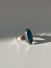 Load image into Gallery viewer, Vintage Turquoise Sterling Silver Ring Size 5
