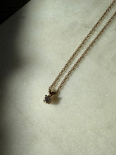 Load image into Gallery viewer, Vintage 14k Gold Diamond Necklace 15.75”
