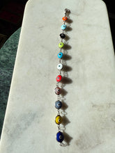 Load image into Gallery viewer, Sterling Silver Protection Eye Bracelet 8”
