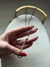 Load image into Gallery viewer, Antique Gold Fill &amp; 10k Gold Slider Watch Rope Chain w/ Dog Clip
