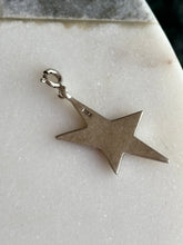 Load image into Gallery viewer, Star Spring Ring Charm Sterling Silver
