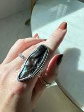 Load image into Gallery viewer, Abalone Shell Sterling Silver Ring Size 7.25
