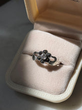 Load image into Gallery viewer, Marcasite Flower Sterling Silver Ring Size 8.75
