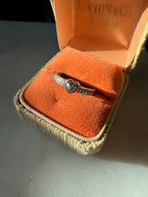 Load image into Gallery viewer, Sterling Silver Heart Ring Size 9
