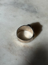 Load image into Gallery viewer, Sodalite Vintage Sterling Silver Ring Size 8.5
