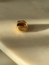 Load image into Gallery viewer, Vintage Natural Diamond Square 14k Gold Ring Size 4.75
