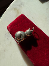 Load image into Gallery viewer, Cat Sterling Silver 3D Puffy Pendant

