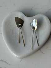 Load image into Gallery viewer, Vintage Modernist Sterling Silver Post Back Earrings
